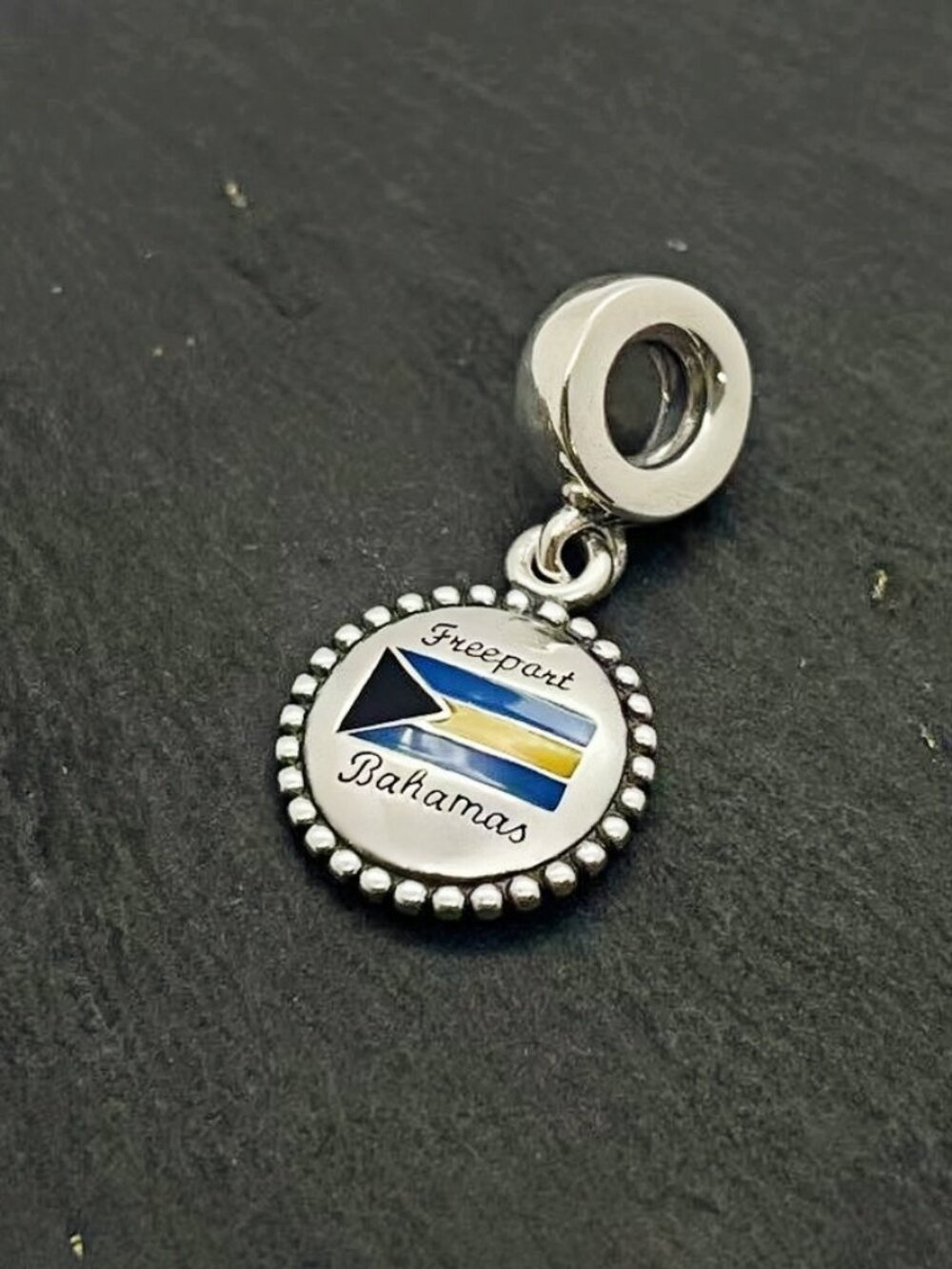 Pandora bahamas flag Exclusive Charm Sterling Silver Dangle Charm Jewelry